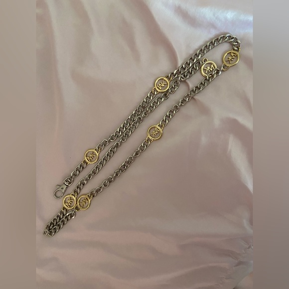 Michael Kors Accessories - Michael Kors Silver and Gold Chain Belt